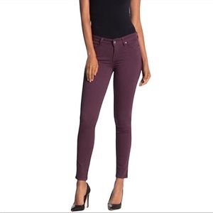 Paige Verdugo Ankle Vamp Red Jeans